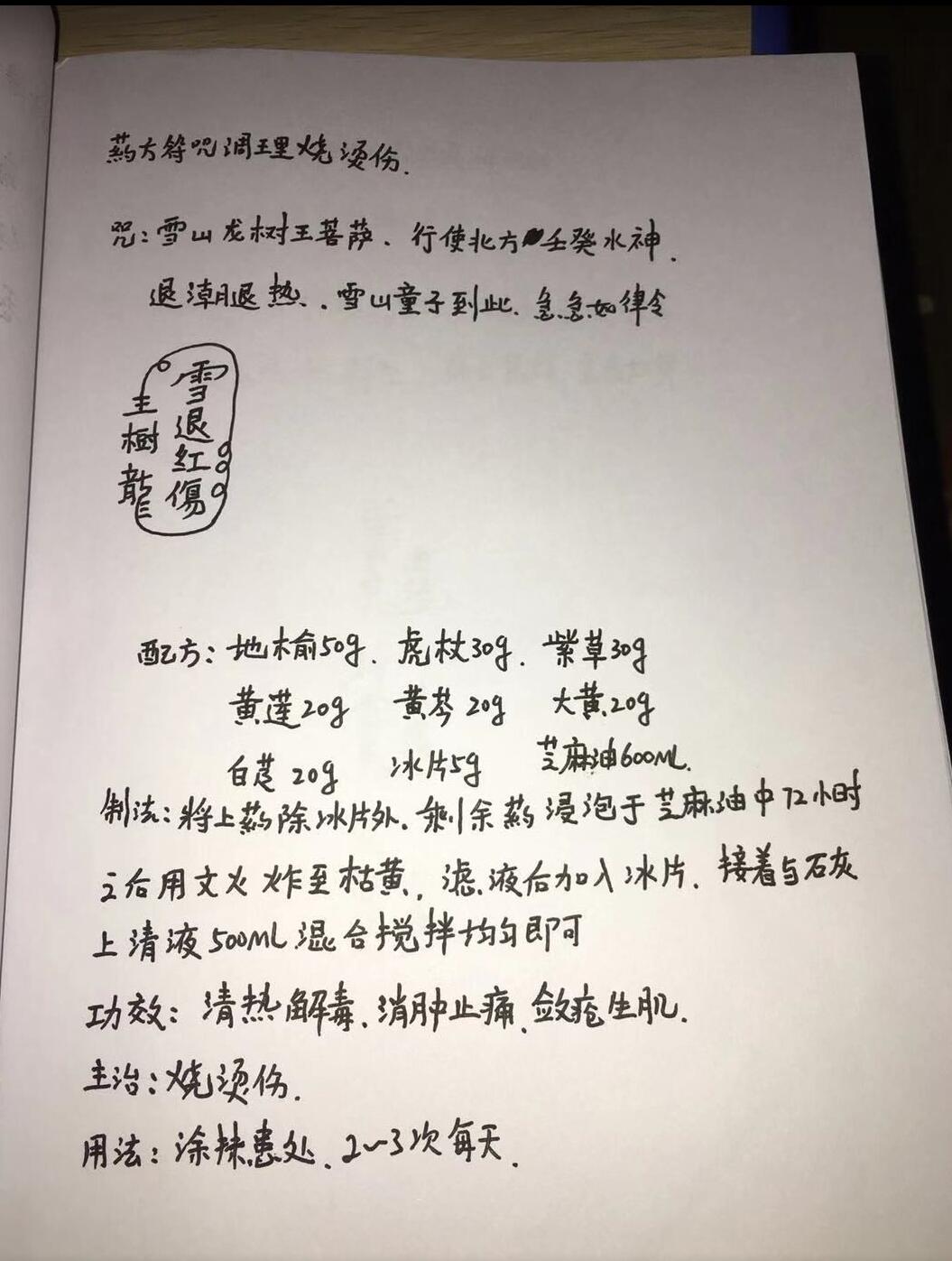 茅山道医养生祛病法祖药方符咒方45套