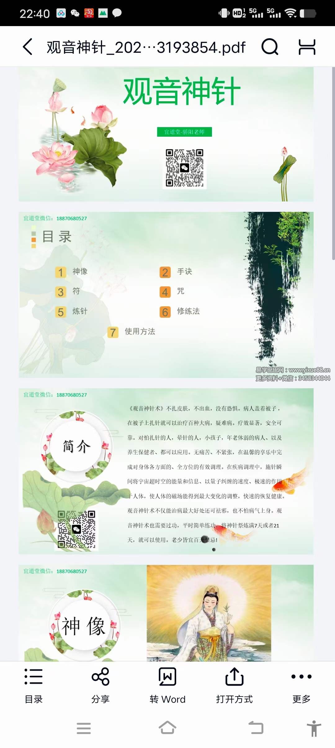 观音神针 视频+文档