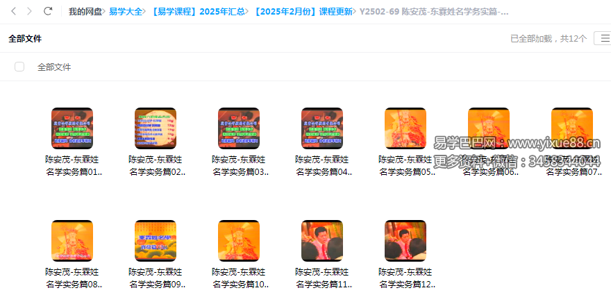 陈安茂-东霖姓名学务实篇-12集