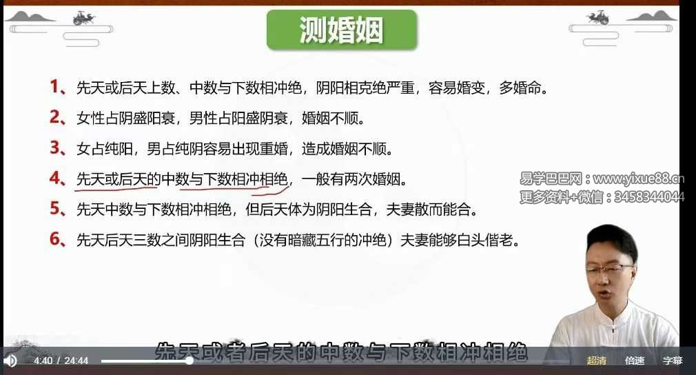 杨振炜《姓名学实战营》20集