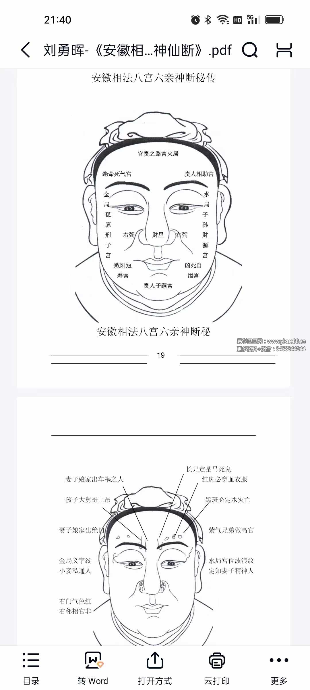 刘勇晖《安徽相法神仙断》351页