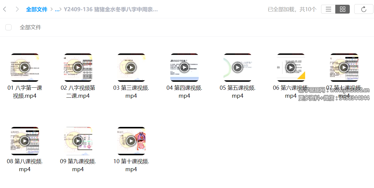 猪猪金水冬季八字中周亲授海外班