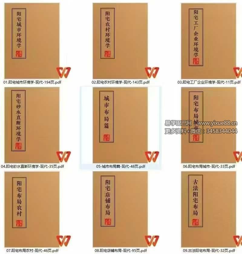 《阳宅布局化解全集》9本