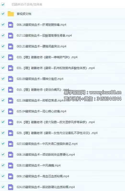 谢巍《藏医换血术》34集