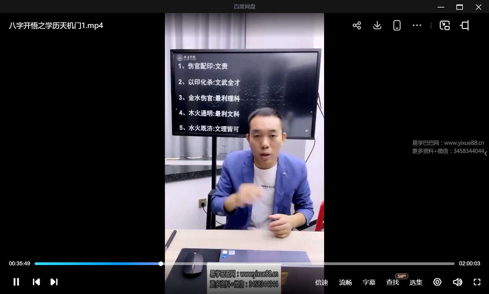 夏光明 罗靖皓（德皓）《八字开悟之学历天机门》视频2集合计2小时52分