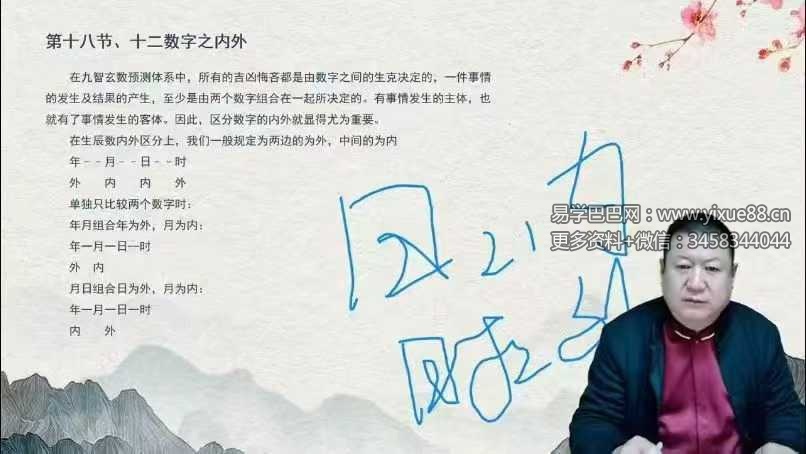 王九智玄数高级班36集视频课