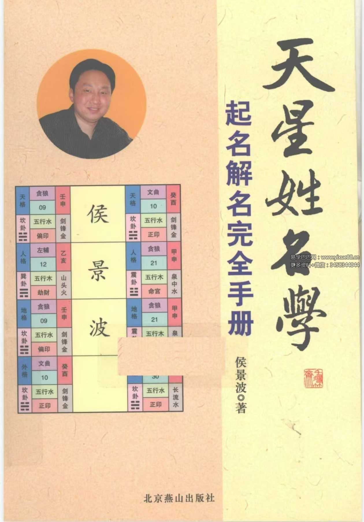 王庆革《发达开运姓名学》344页