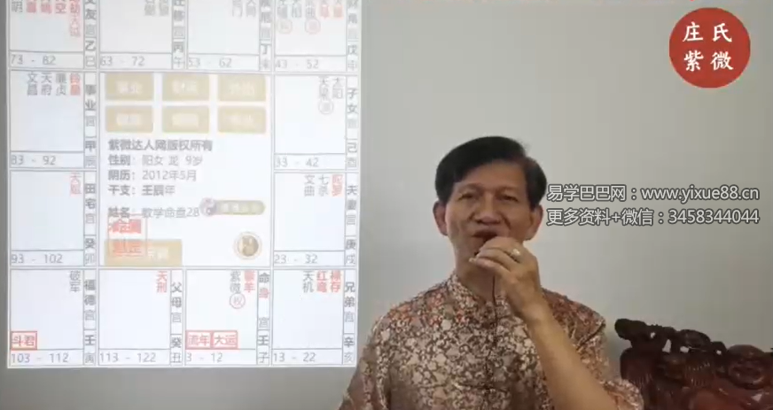 2021年 庄明正 庄氏飞星派紫微斗数（入门+初阶+中阶+高阶）72集