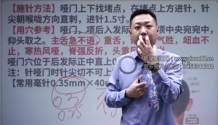 叶浩坤《非遗叶氏心法阴阳针刺法》线上线下35集合集