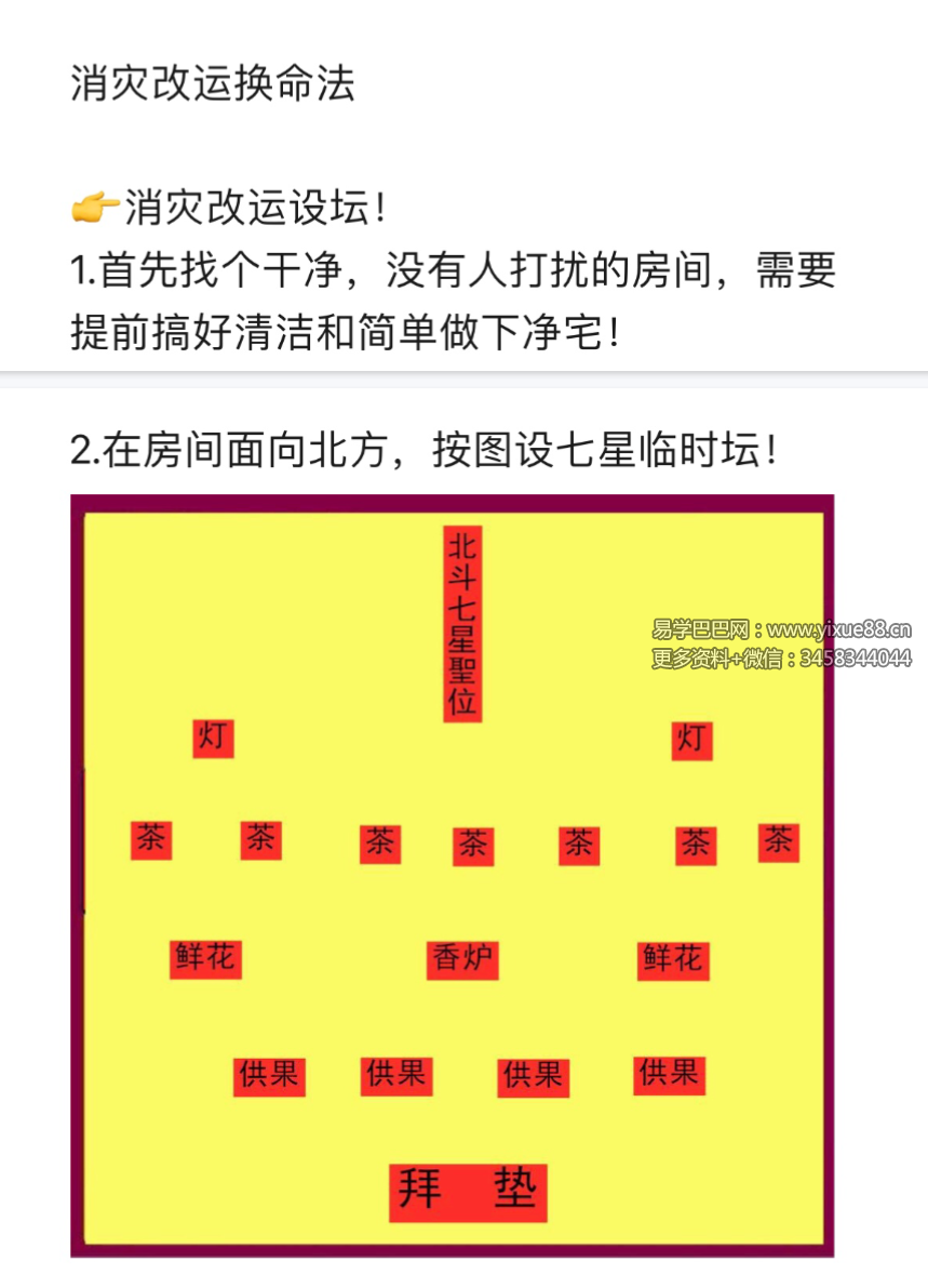 六福 北斗改运换运术 视频+课件